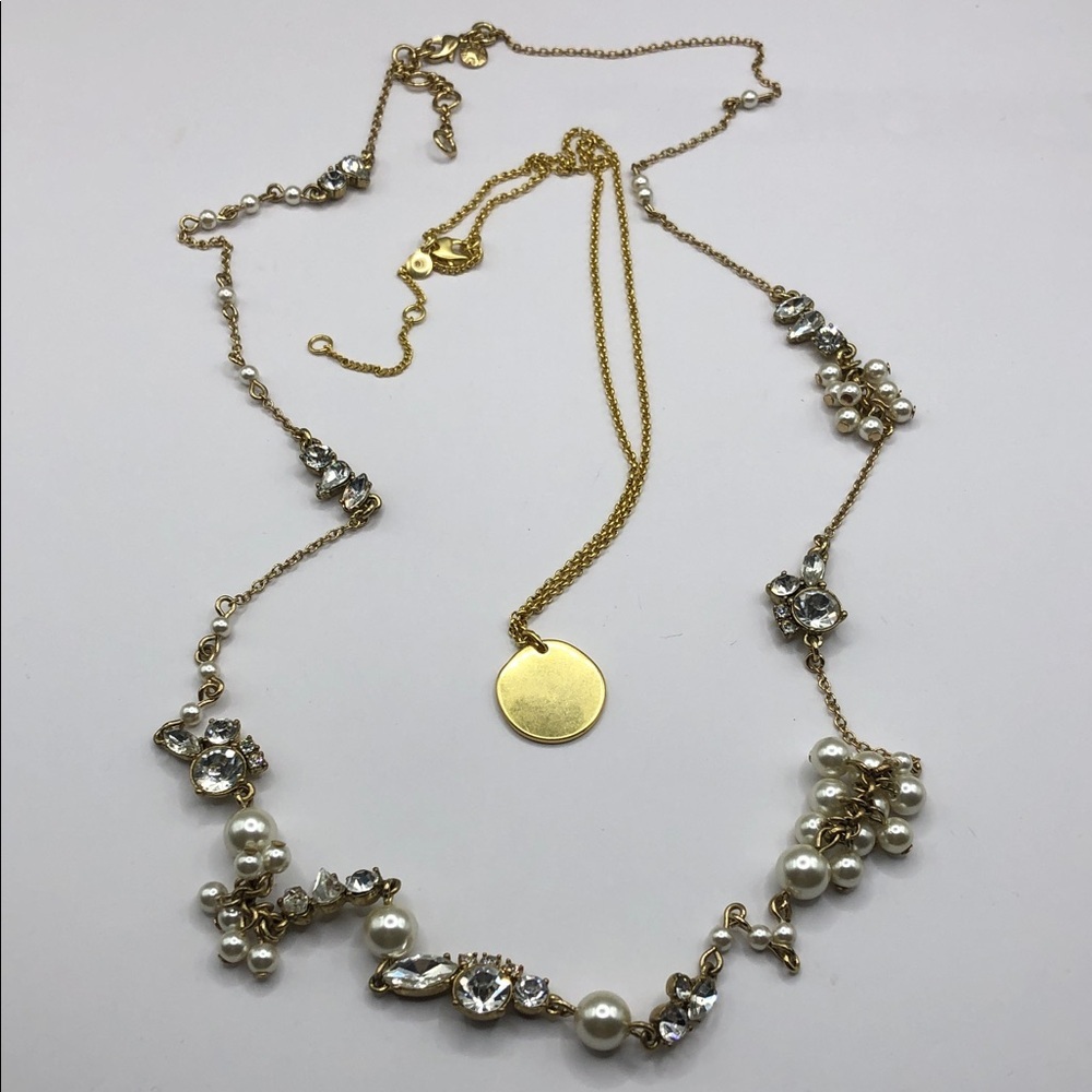 J.crew Madewell Layered Look 2 Chain Gold Necklaces Curated Bundle - Picture 3 of 6